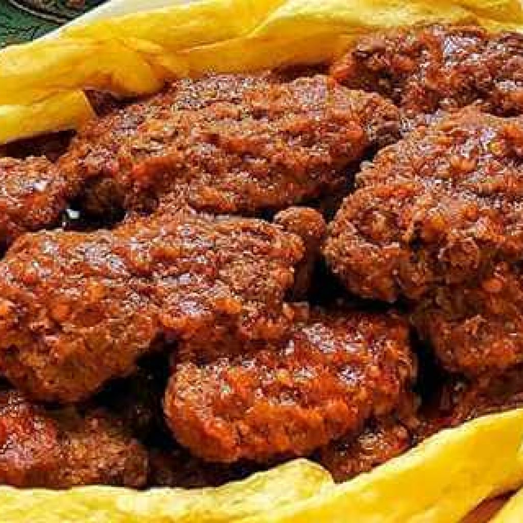 Kabab Tabei (pan kebab) Irana Tour