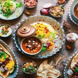 Traditional dishes of Iran