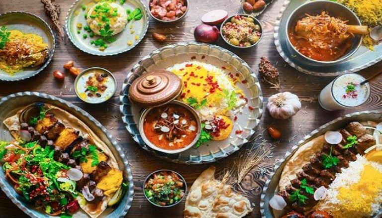 Traditional dishes of Iran