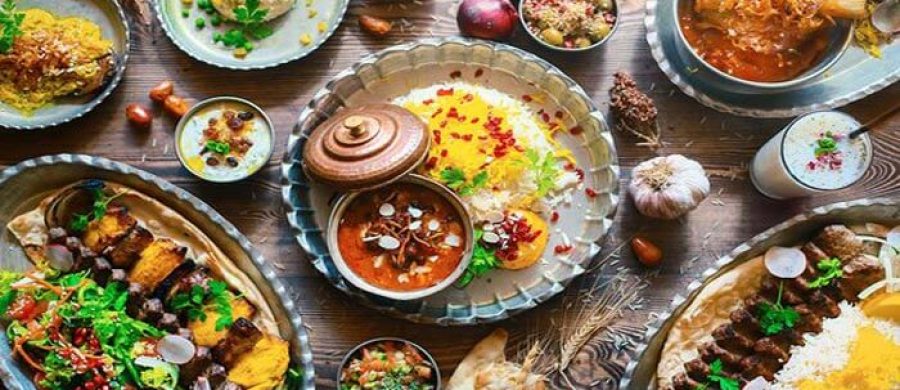 Traditional dishes of Iran